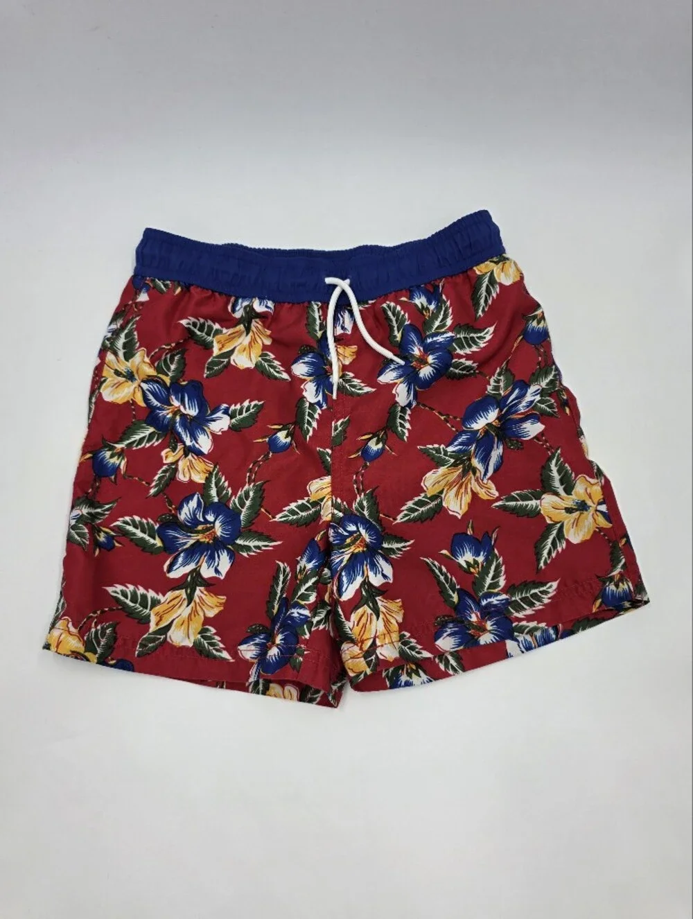 Janie and Jack boys' tropical print swim trunks size 8